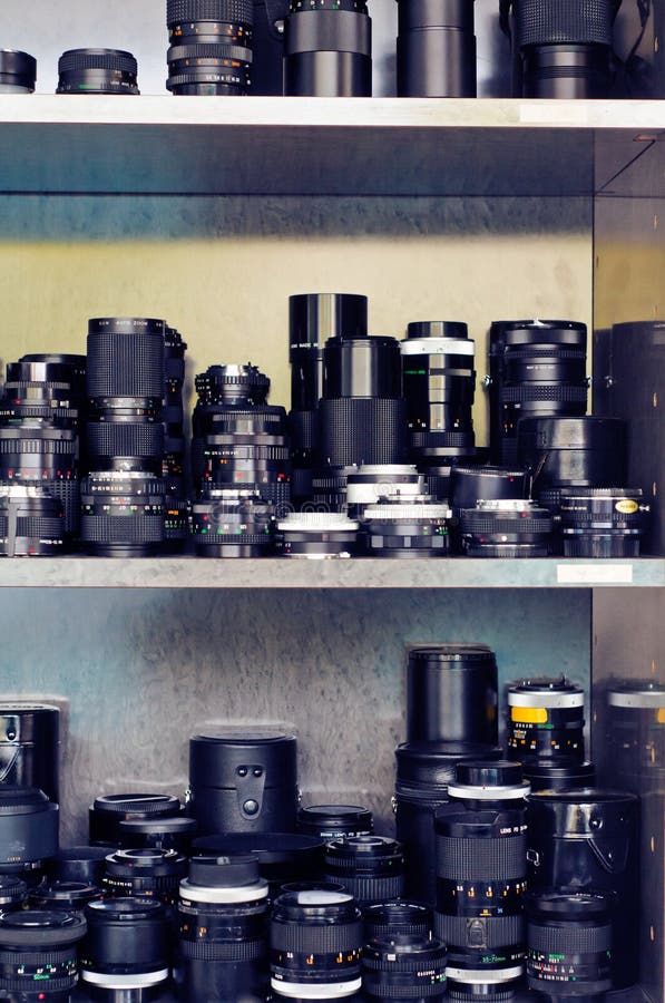 Equipo del fotógrafo foto de archivo Equipo del fotógrafo foto de archivo