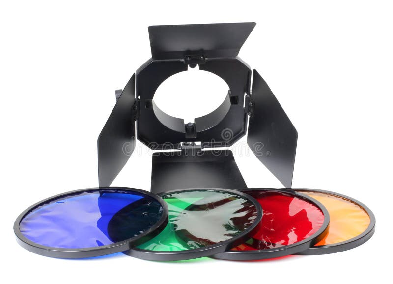 Equipo Y Filtros De Foto de archivo - Imagen de estudio, objetos: