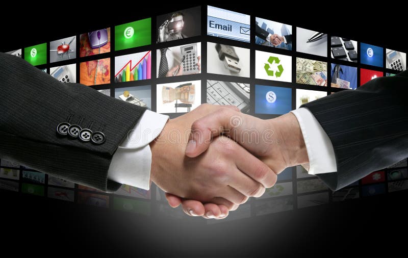 Era digital futurista TV y fondo de los canales imágenes de archivo libres de regalías