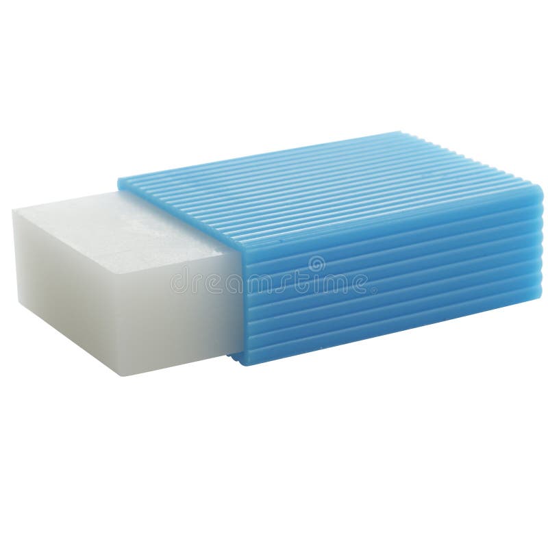 Eraser stock photo. Image of educational, closeup, rubber 1051212