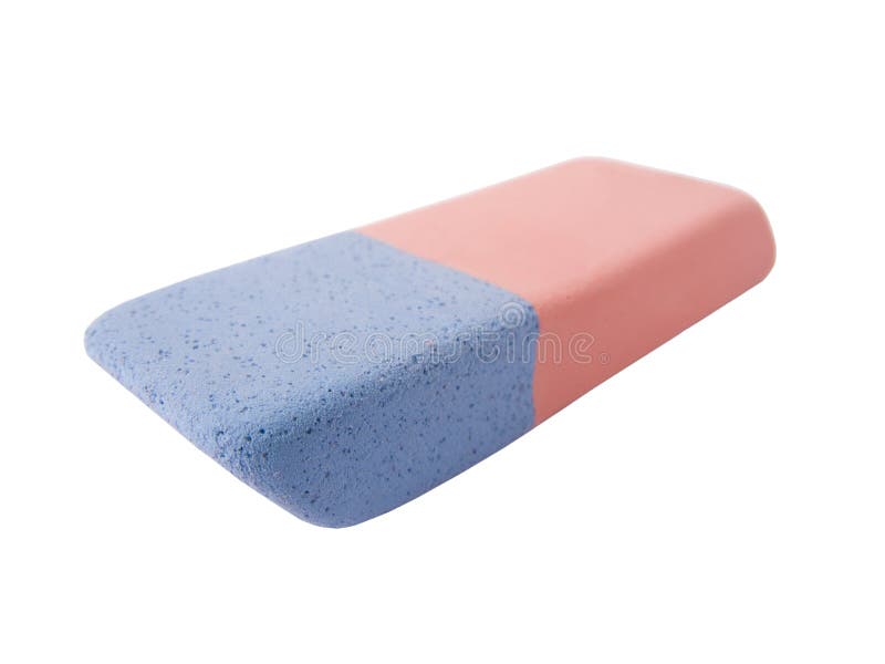 Eraser stock image. Image of eraser, education, stationary 6166623