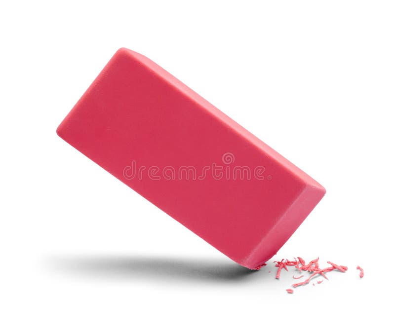 Eraser Pink Erasing