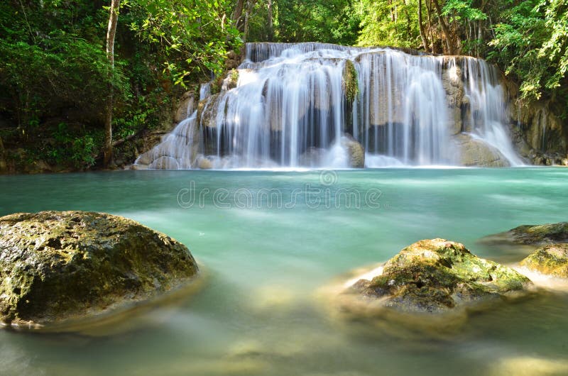 Era van waterfall stock photo. Image of idaho, drops 31675564