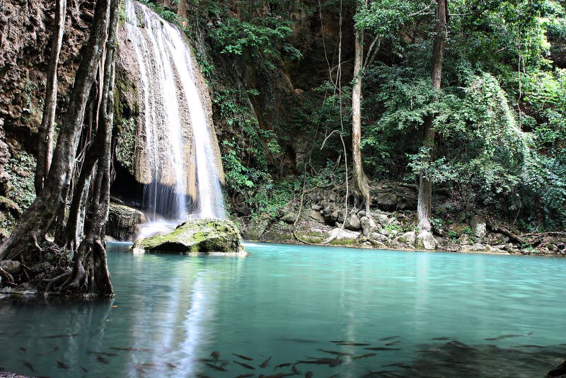 Era van waterfall stock photo. Image of idaho, drops 31675564