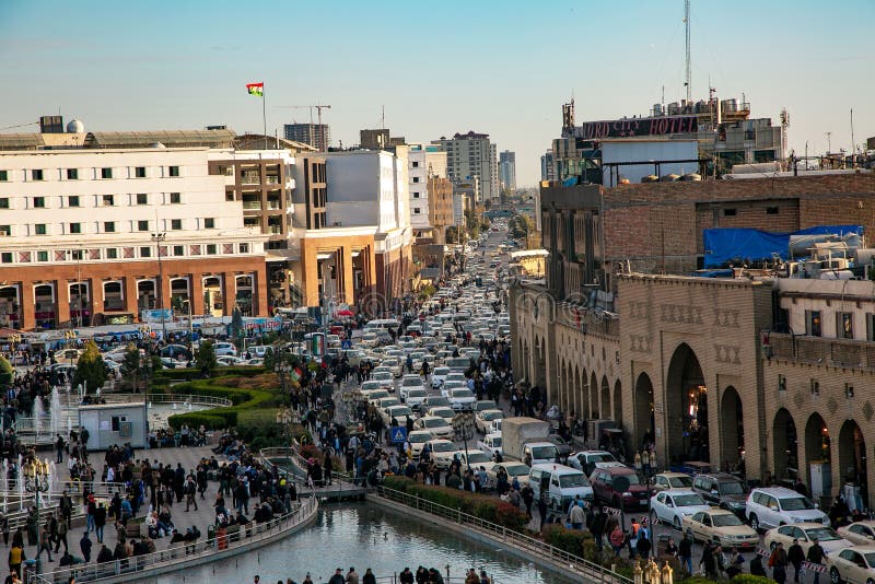 Erbil City editorial photo. Image of green, kurdistan - 244131716