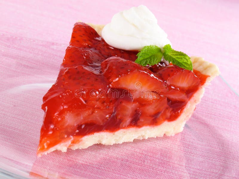 Erdbeere-Torte-Scheibe