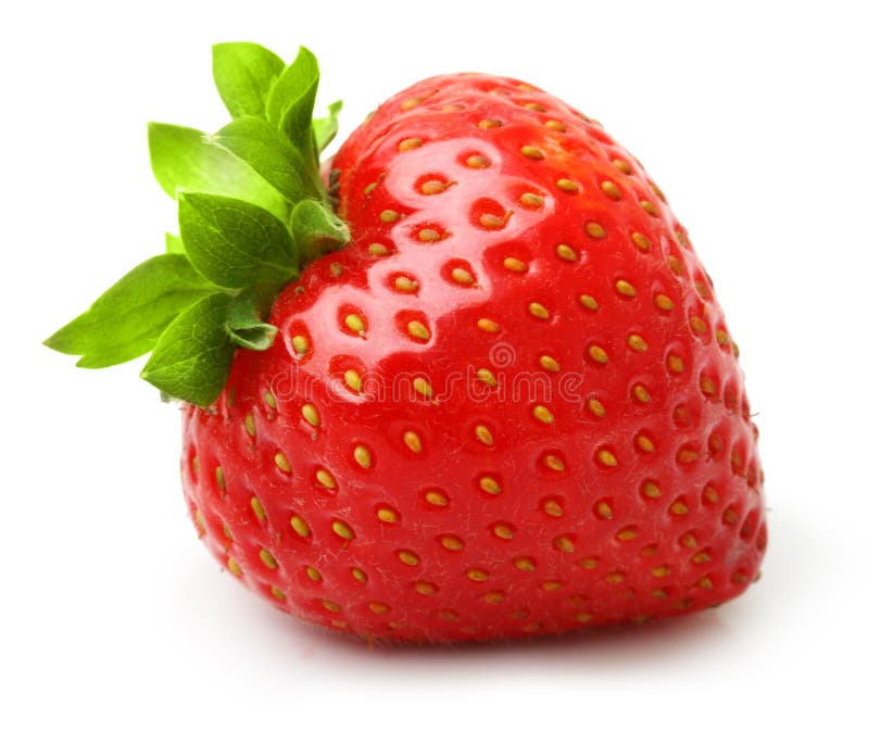 Erdbeere trennte