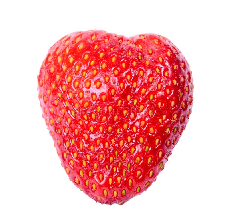 Erdbeerherz stockbild. Bild von saatgut, erdbeere, über - 31331235