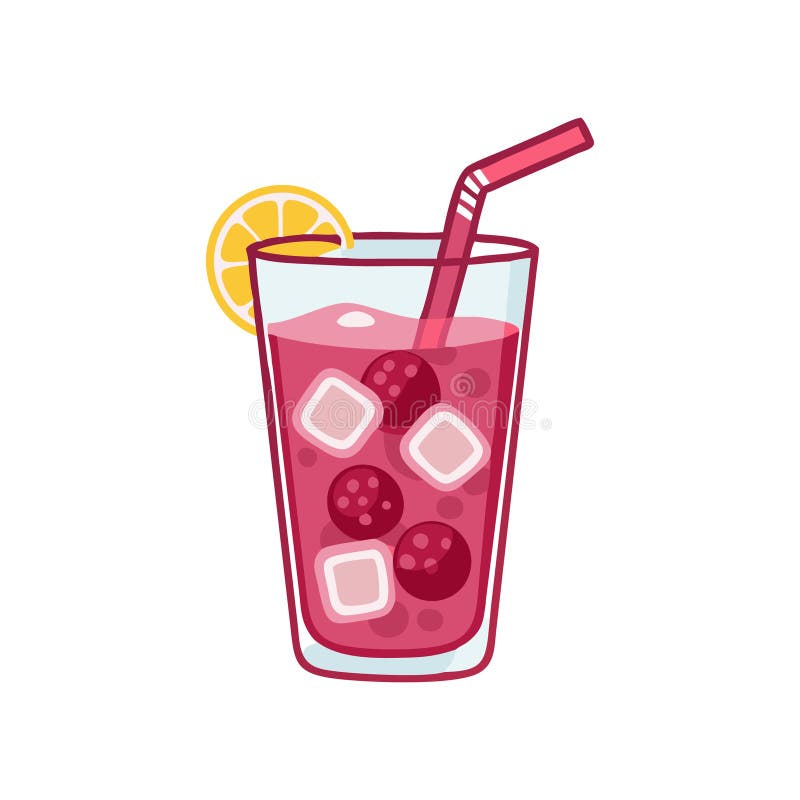 Erfrischung HimbeerLimonade vektor abbildung