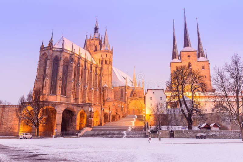 Erfurt - Tyskland royaltyfri foto Erfurt - Tyskland royaltyfri foto