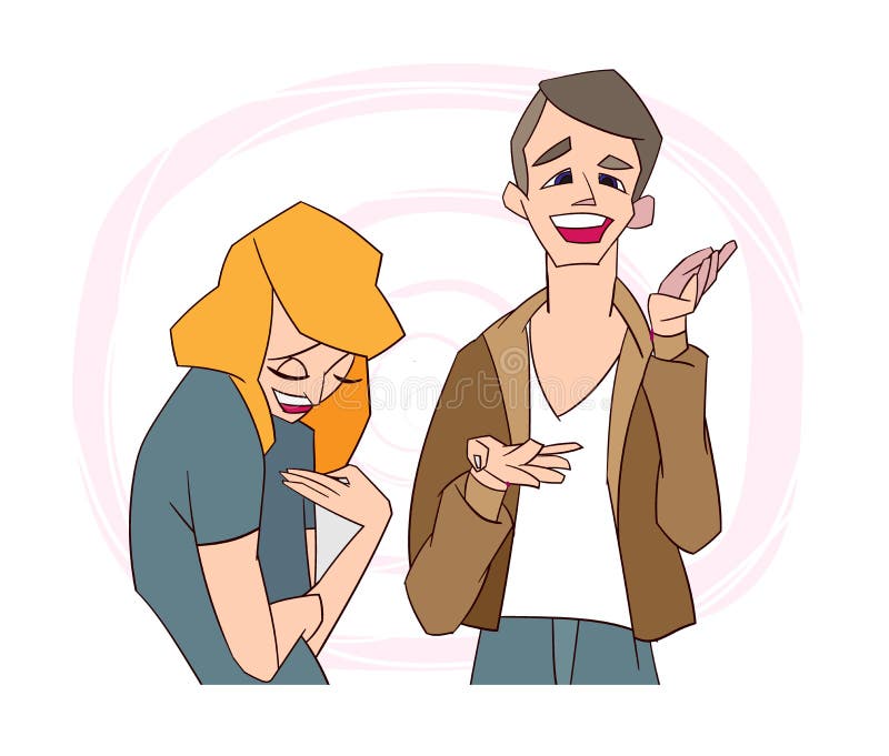 Ergänzungsvektorillustrationsfrauen-Mannclipart stock abbildung Ergänzungsvektorillustrationsfrauen-Mannclipart stock abbildung