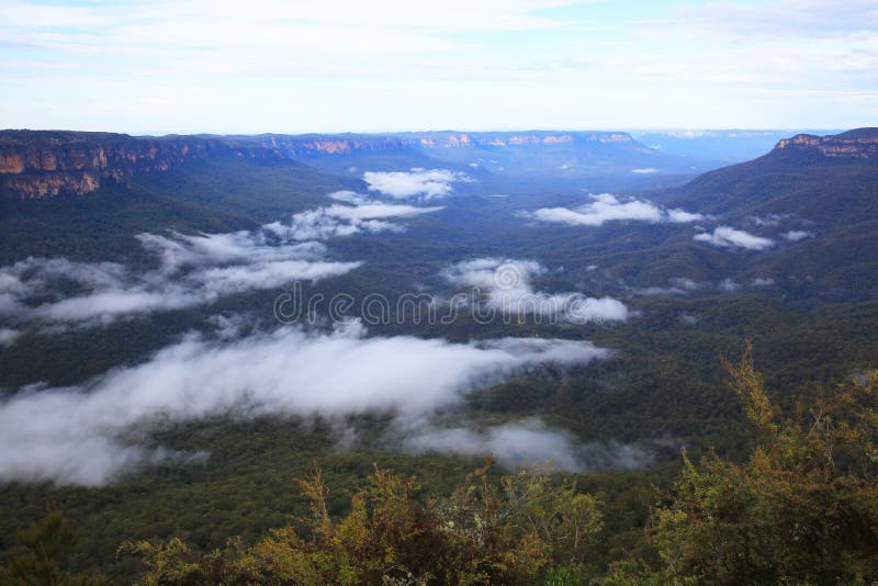 Erhabener Punkt, Australien, früher Morgen lizenzfreie stockfotos Erhabener Punkt, Australien, früher Morgen lizenzfreie stockfotos