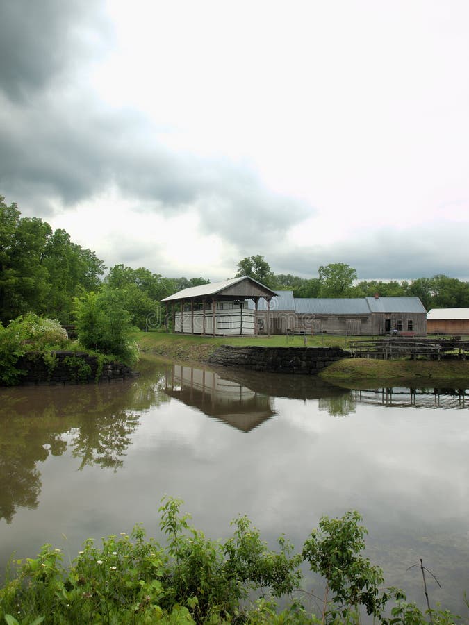 The Erie Canal stock photo. Image of canals, erie, fashioned 55196054