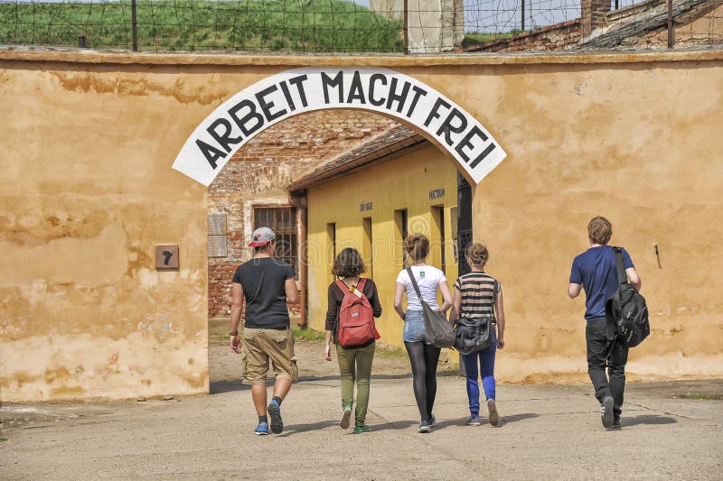 Erinnerungs-TEREZIN - Vernichtungslager lizenzfreie stockbilder Erinnerungs-TEREZIN - Vernichtungslager lizenzfreie stockbilder