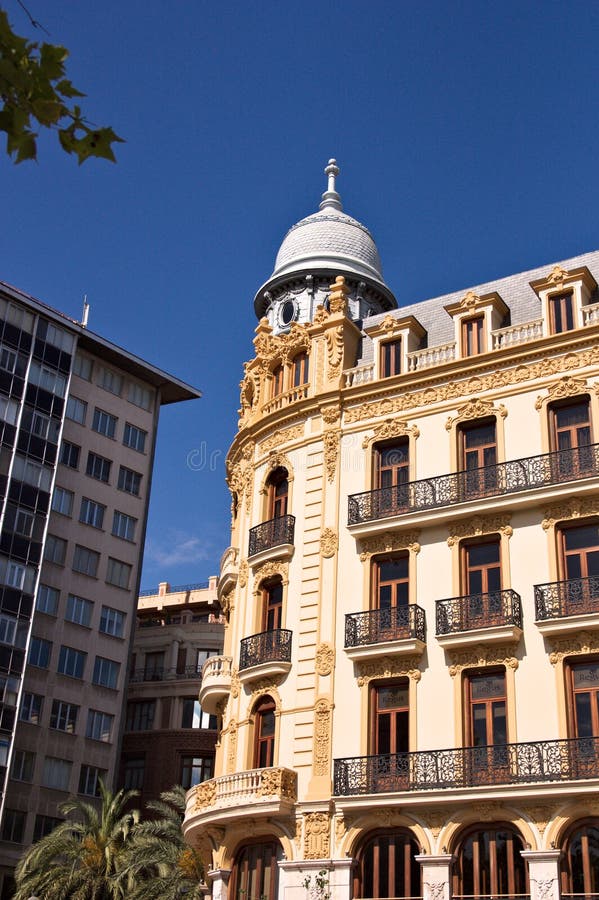 Ernesto Ferrer building located in the Town Hall Square of Valencia, Spain