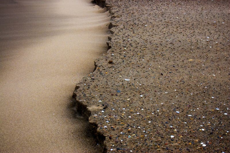 Eroderad sand