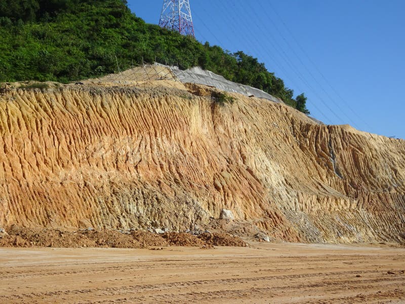 Erosion at Ground and Slopes is Caused by Rainfall. the Soil Structure