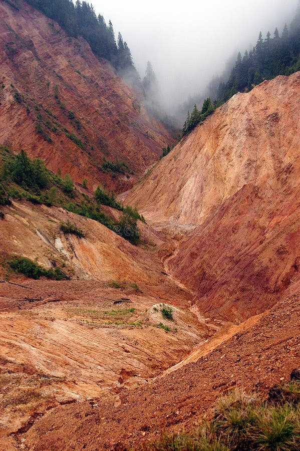 Erosional landscape