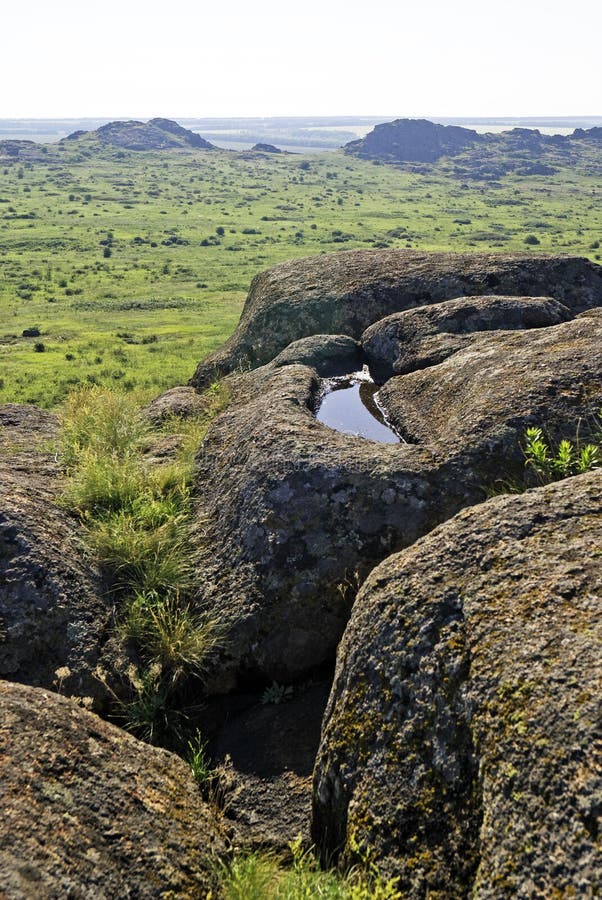 Erosão rochosa. Desgastado pelo tempo. Formações geológicas imagens de stock royalty free
