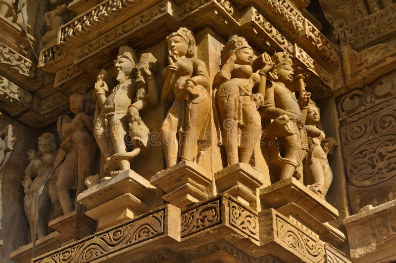 Erotic Human Sculptures at Vishvanatha Temple, Western temples o
