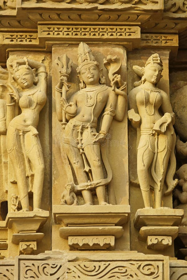 Erotic Temple Carvings royalty free stock photo