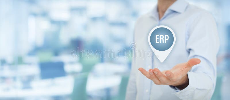 ERP di pianificazione delle risorse di impresa fotografia stock ERP di pianificazione delle risorse di impresa fotografia stock