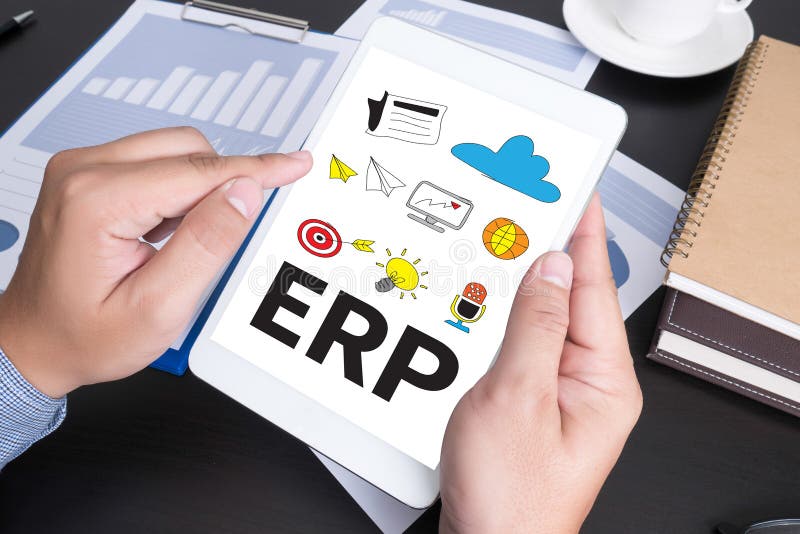 ERP stock image