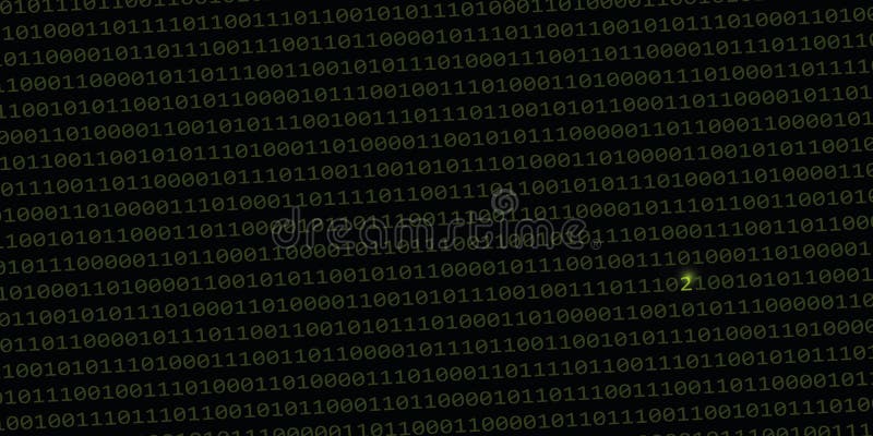 Error in the binary data code. Vector illustration EPS10. Vector binary code vectors