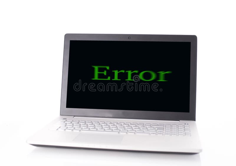 Error del ordenador imagen de archivo libre de regalías Error del ordenador imagen de archivo libre de regalías
