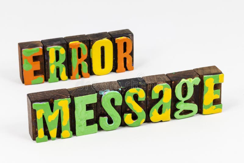 Error message critical fatal alert on computer system stock image