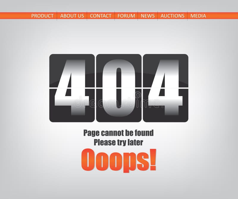 404 error page vector illustration