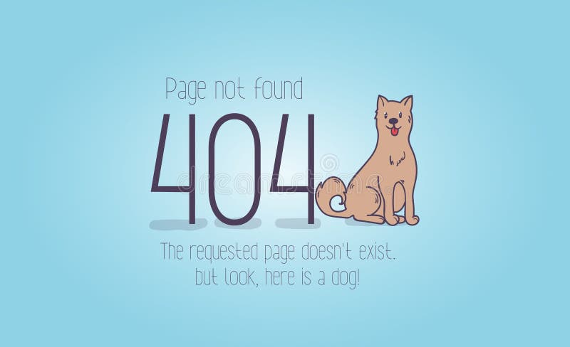404 error page not found cartoon design vector illustration