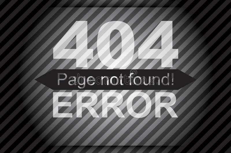 404 error, page not found vector illustration