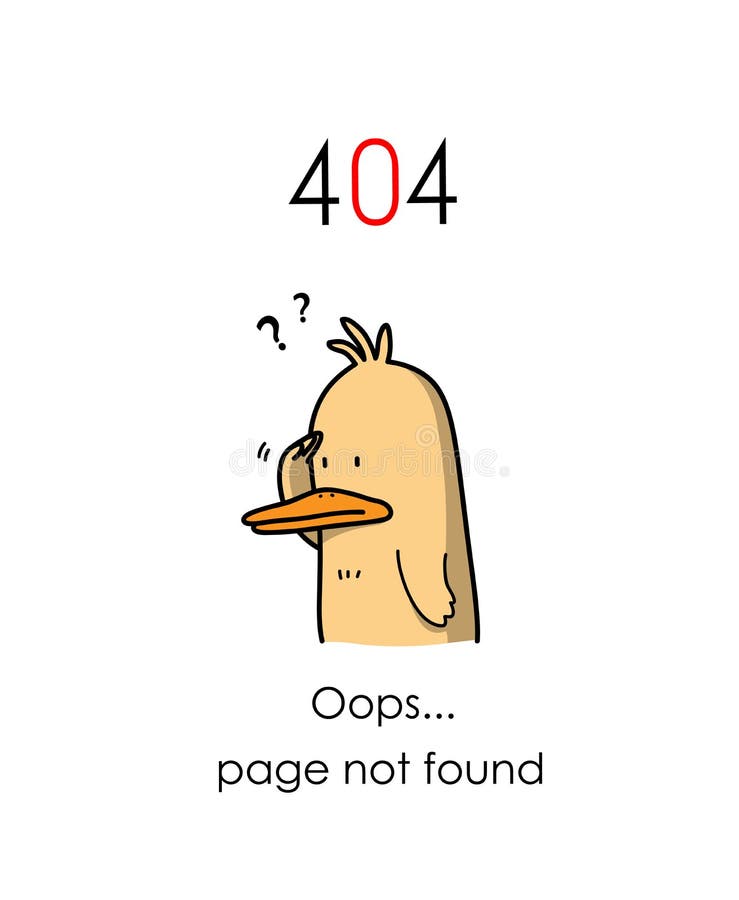 404 Page not found. 404 Ошибка креатив. Дудлы с ошибками 404. Confused Duck. Find jokes