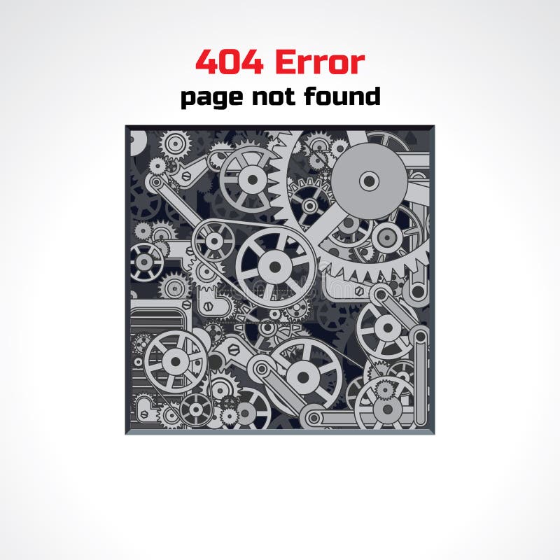 Error Page Vector Design vector illustration