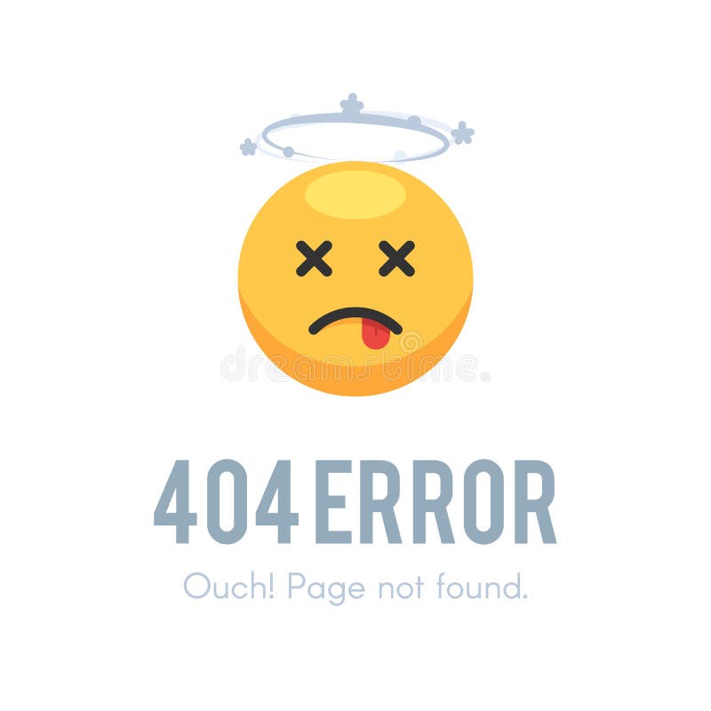 Errore morto 404 di Emoji
