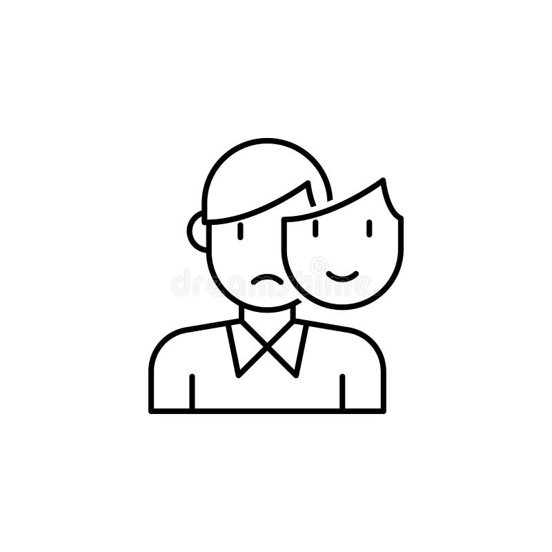 Erscheinungssymbol. Element des Interviewsymbols vektor abbildung