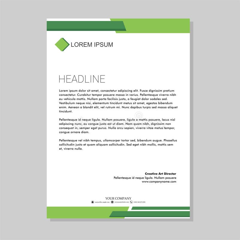 Simple green letterhead premium vector,brochure and template,stationery and identity background,banner template. Simple green letterhead premium vector,brochure and template,stationery and identity background,banner template