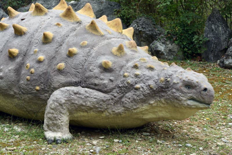 dinosaur with a spiny back