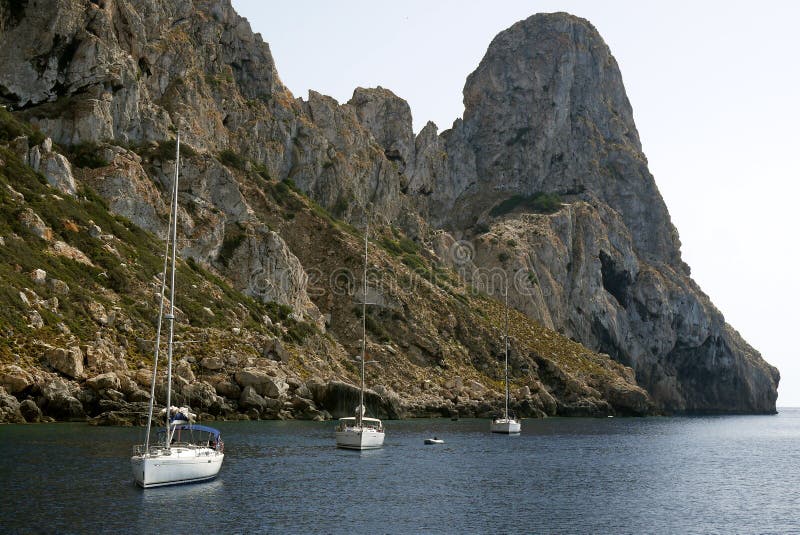 ES Vedra, Ibiza Ισπανία στοκ εικόνες ES Vedra, Ibiza Ισπανία στοκ εικόνες