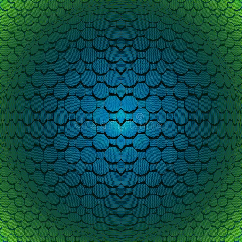 Esagoni regolari degli ottagoni e convesso quadrato del blu di turchese del modello ed e brillante verde scuro illustrazione vettoriale Esagoni regolari degli ottagoni e convesso quadrato del blu di turchese del modello ed e brillante verde scuro illustrazione vettoriale