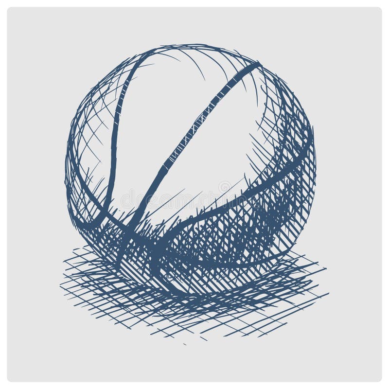 Bola De Basquetebol Com Vetor De Esboço a Cores Das Asas Ilustração do  Vetor - Ilustração de equipamento, arte: 243017492