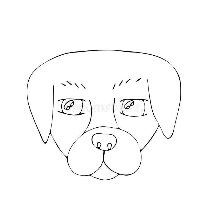Esboço Da Página Da Coloração Do Gato Dos Desenhos Animados Com Cão Pets  Livro Para Colorir Para Crianças Ilustração do Vetor - Ilustração de  contorno, livro: 73927212