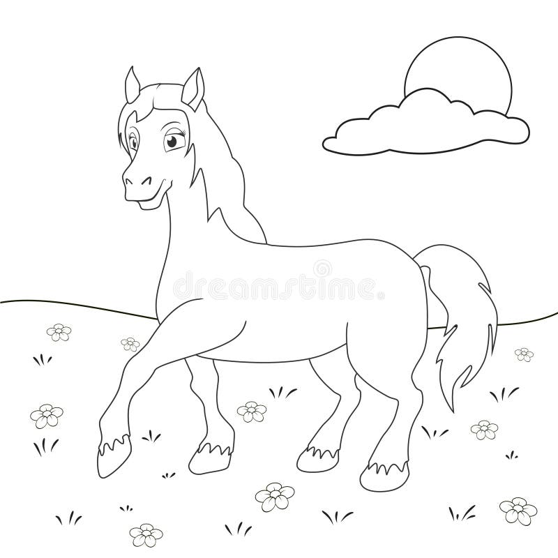 Cavalo. Jogo Ponto a Ponto Com Resposta. Conecte Os Pontos Por Números Para  Desenhar O Animal. Jogo Lógico E Página De Coloração C Ilustração do Vetor  - Ilustração de pônei, manuscrito: 239400281