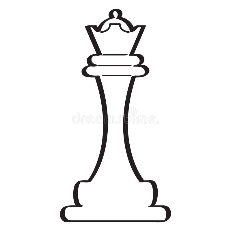 ícone da rainha do xadrez, estilo de estrutura de tópicos 14347078