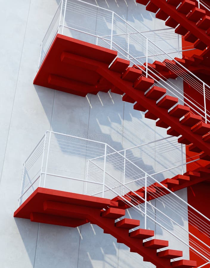 Escada para cima ilustração royalty free