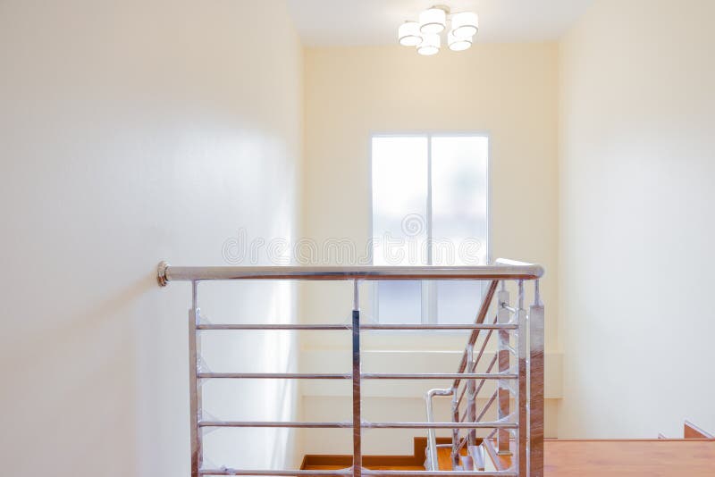Escadaria de madeira fotografia de stock