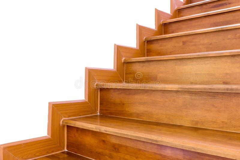 Escadaria de madeira fotos de stock