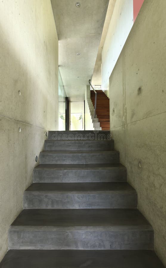 Escada interior imagens de stock royalty free