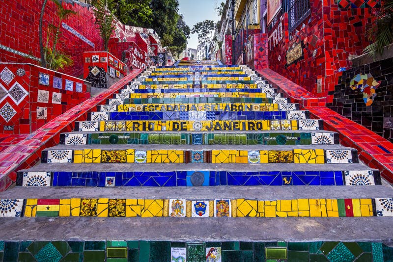 Escadaria Selaron, Rio de Janeiro, el Brasil
